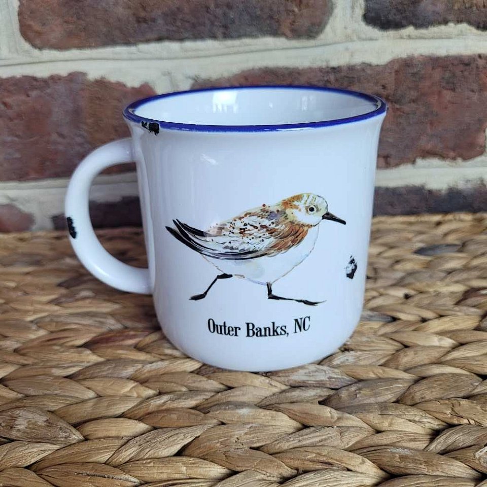 Sanderling Ceramic Mugg | 11brsanderlingb.jpg