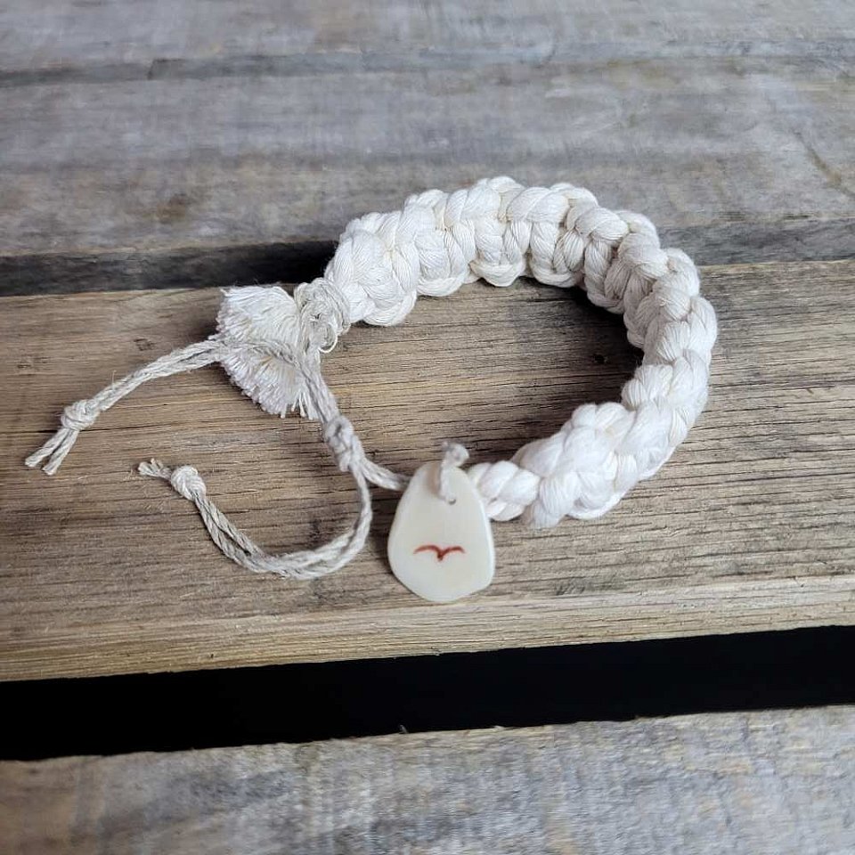 Natural Cotton Sailor Bracelet | 11j4b.jpg
