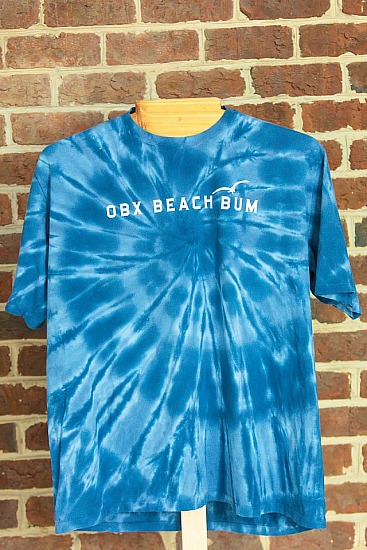 Blue Swirl Tie Dyed Tee