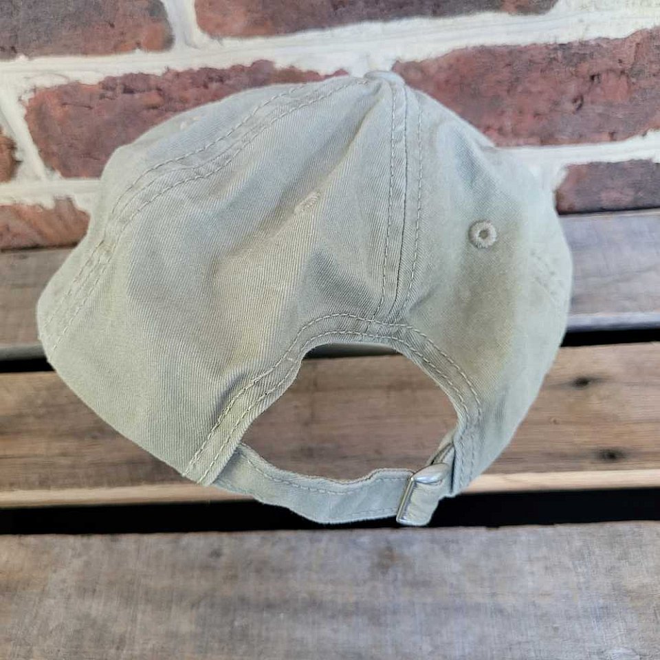 Cap ~Stone, solid, leather sun patch | 2stonecap2.jpg