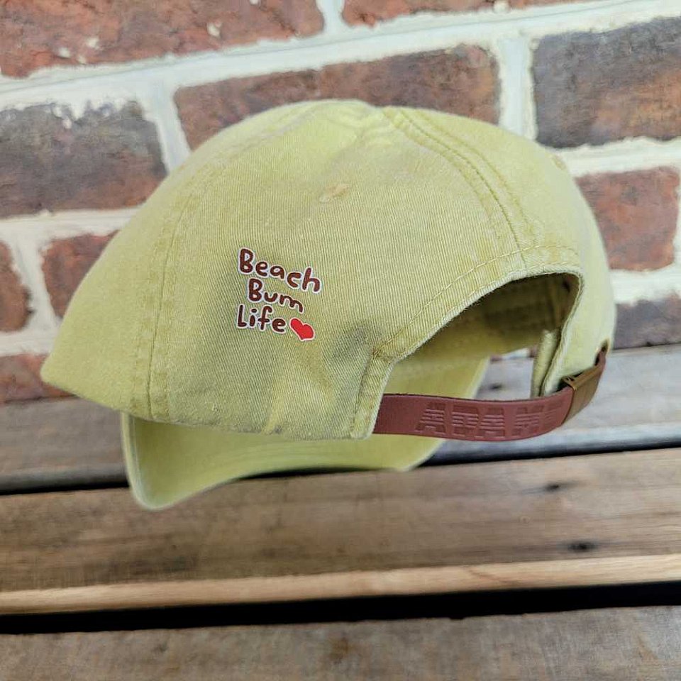Cap ~Mustard, Adams, TieDyed BBLife sun graphic | 2muscap2.jpg