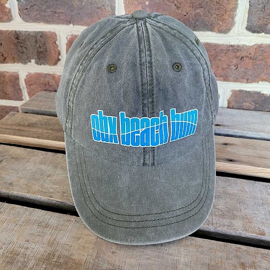 Cap ~Green Sportsman, obxbeachbum graphic