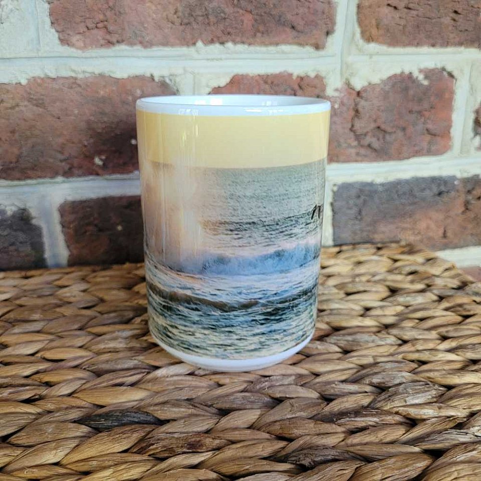 Golden Pelican Splash Latte Mugg | 2cmuggoldpel2.jpg