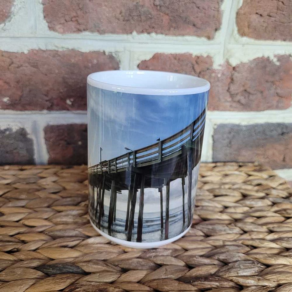 NagsHead Pier Latte Mugg | 2cmugpier2.jpg