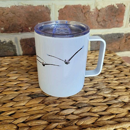 Insulated Travel Mugg ~Pelican Parade