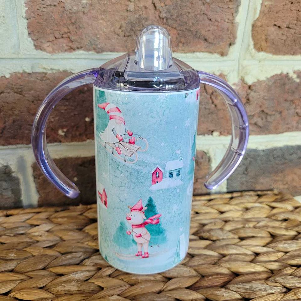Sippy Cup/Tumbler ~Winter Fun! | 2sipgrgnome1.jpg