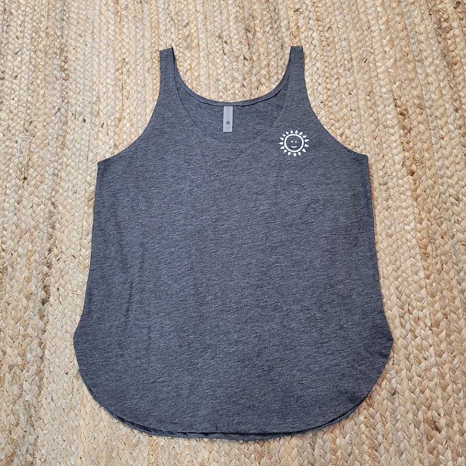 Women's Next Level Gray ThinStrap Tank | 1atankthin1.jpg