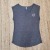 Women's Next Level Gray WideStrap V-neck Tank