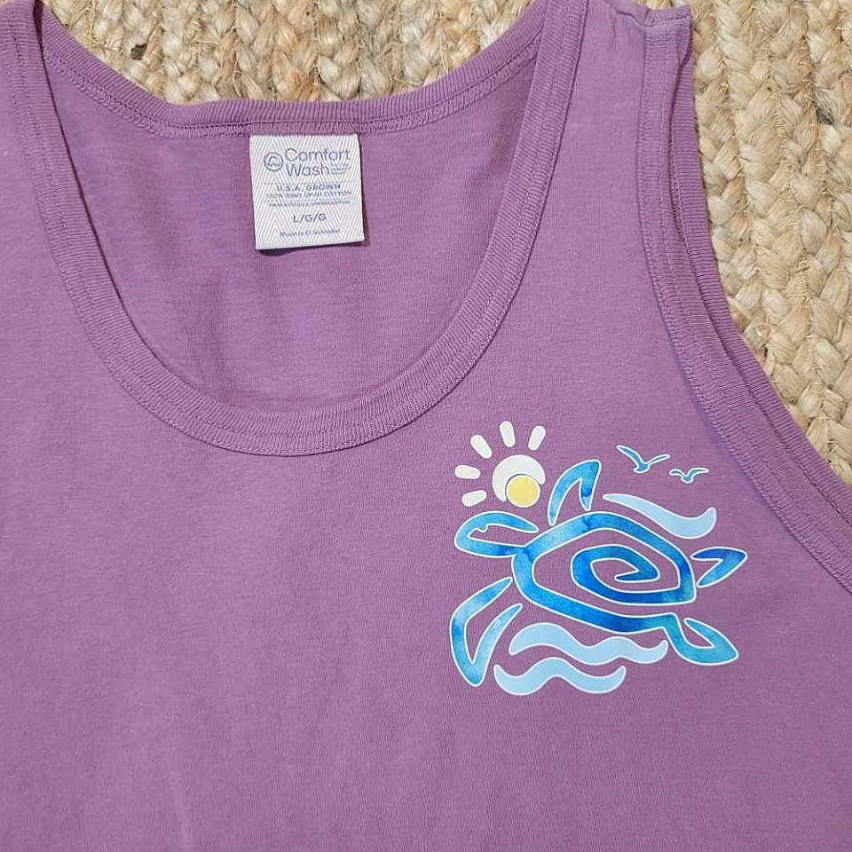 Unisex Tank ~Solid Plum | 1atankpurpl2.jpg