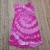 Medium Women's Muscle Tank ~Fuschia Swirl