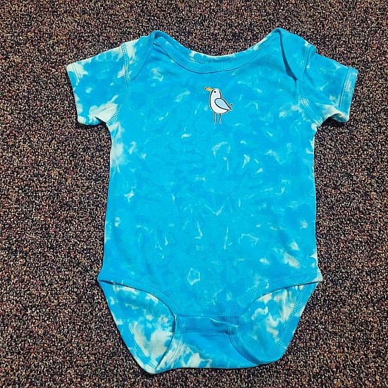 Toddler 24mo Onesie ~Blue TieDye