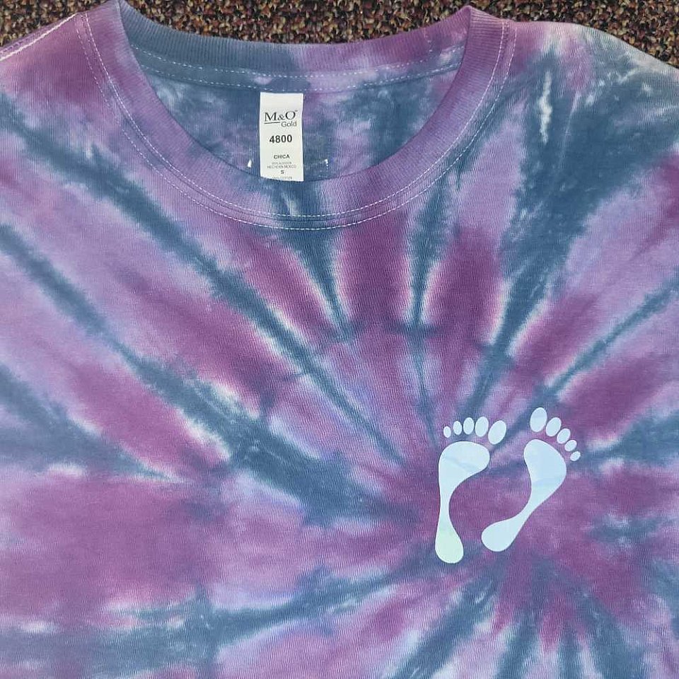 Small Tee ~Navy/Lavender/Raspberry | 1a1bSbluerazfeetb.jpg
